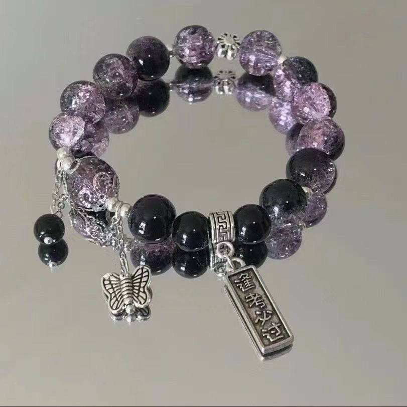 Viral TikTok Hello Kitty Beaded Bracelet, DIY Couple Bead Bracelets, Cute Cartoon Jewelry Gift for Girlfriends & Best Friends