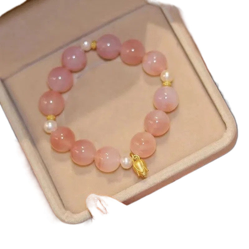 Viral TikTok Hello Kitty Beaded Bracelet, DIY Couple Bead Bracelets, Cute Cartoon Jewelry Gift for Girlfriends & Best Friends